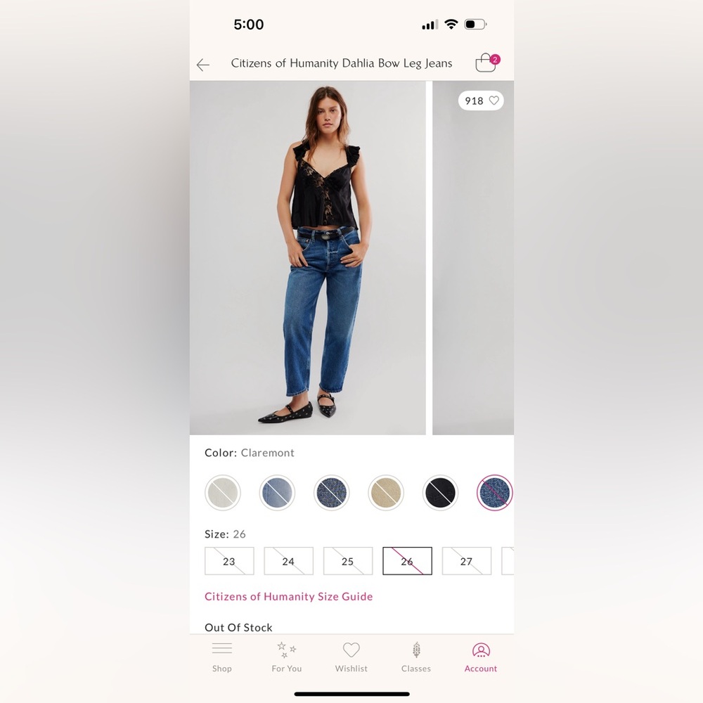 Citizens Of Humanity Dahlia Jeans - Main Image